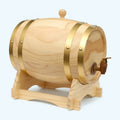 Premium 5L Wood Wine Barrel with Faucet