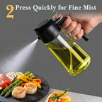 2-in-1 Olive Oil Sprayer & Dispenser Bottle