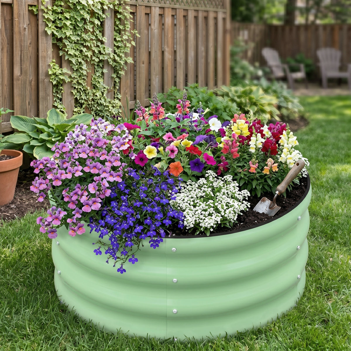 Round Raised Garden Bed