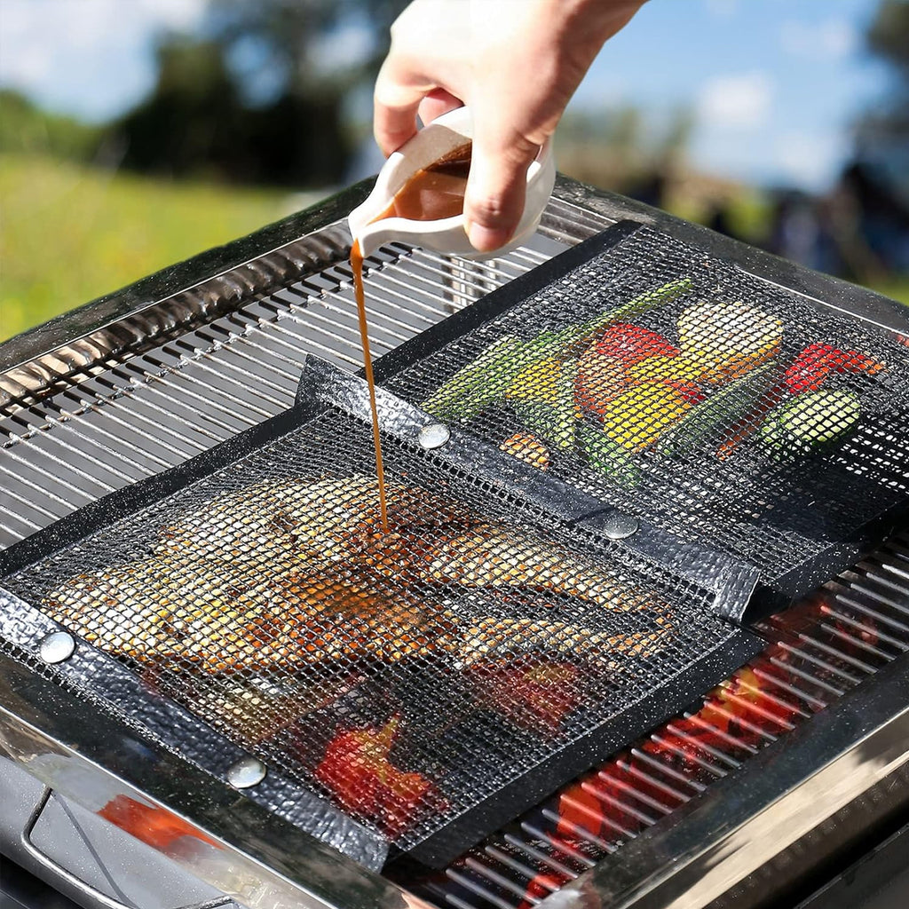 Reusable Non-Stick BBQ Grill Mesh Bags