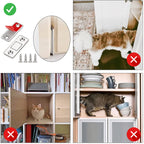 Ultra-thin invisible cabinet door magnets