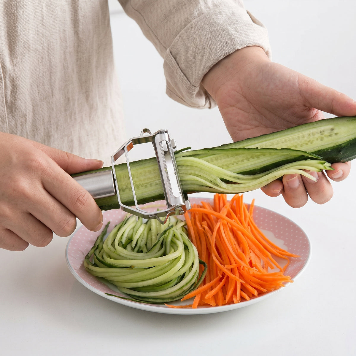 Stainless Steel Vegetable Peeler & Fruit Slicer Tool