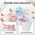 3 Packs Reusable Washing Machine Filter Bags