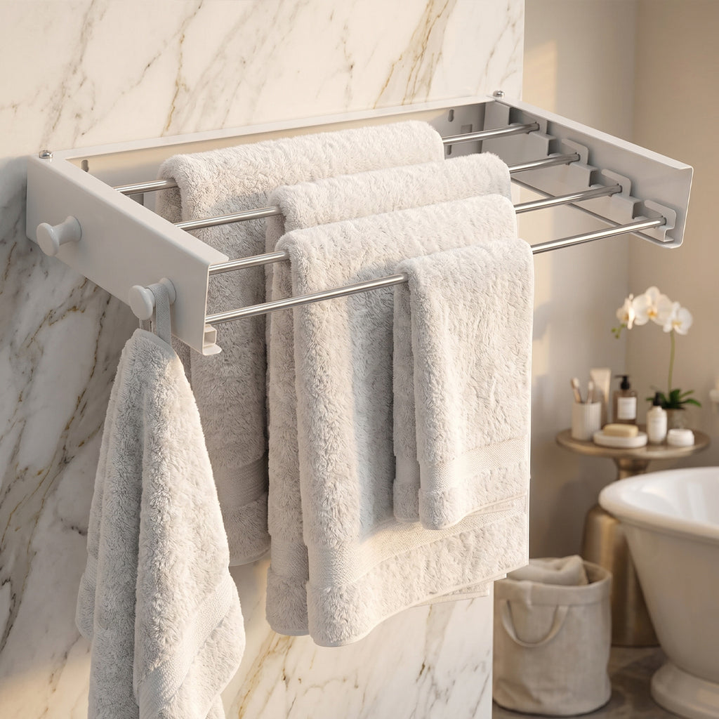 Wall Mounted Bathroom Towel Rack