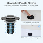3-in-1 Bathroom Sink Drain Stopper