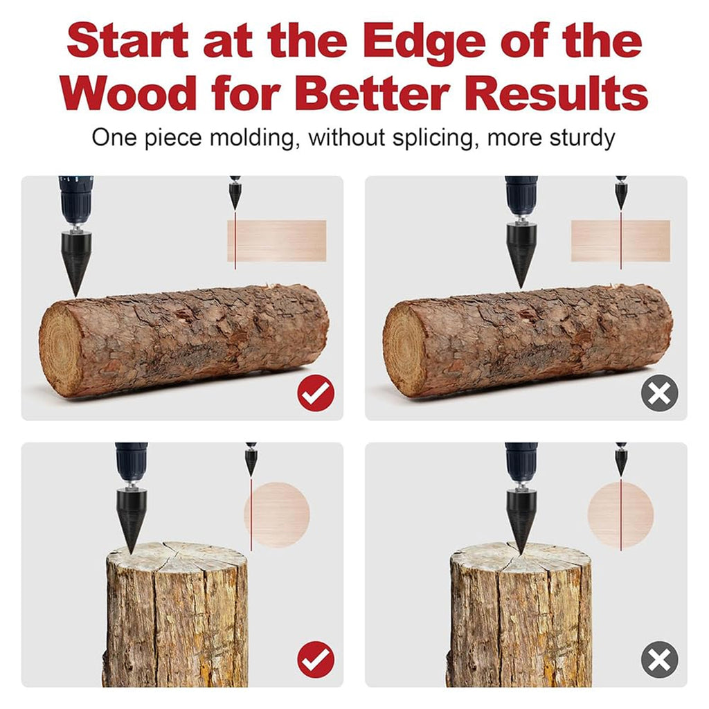 High-Speed Steel Firewood Drill Bit Set