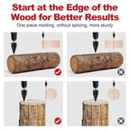 High-Speed Steel Firewood Drill Bit Set