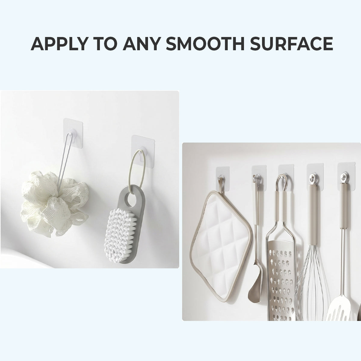 Self-Adhesive Photo Frame Hooks Set