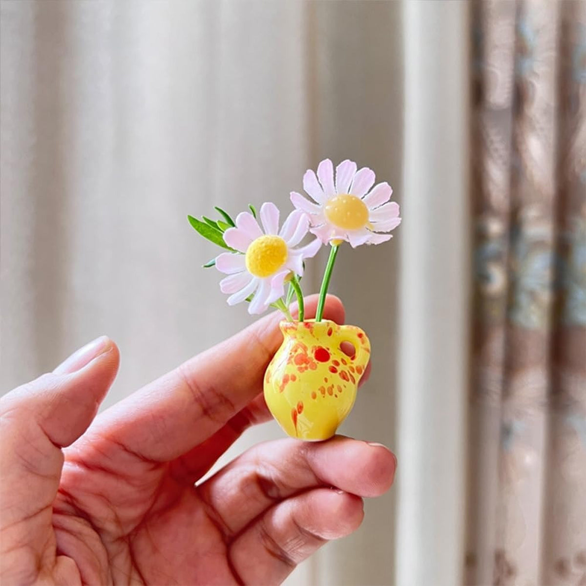 Cute Plant Vase Fridge Magnets