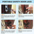 Portable Travel Door Lock & Security Stopper