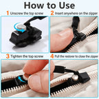 Removable Universal Zipper Repair Kit