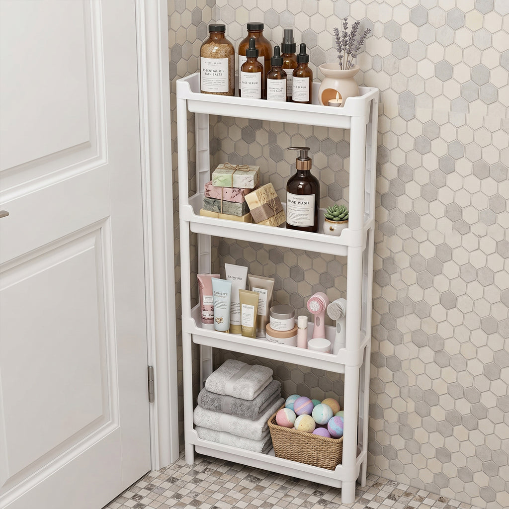 Slim 4-Tier Storage Cart