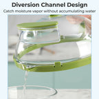 Microwave Splatter Cover with Water Steamer