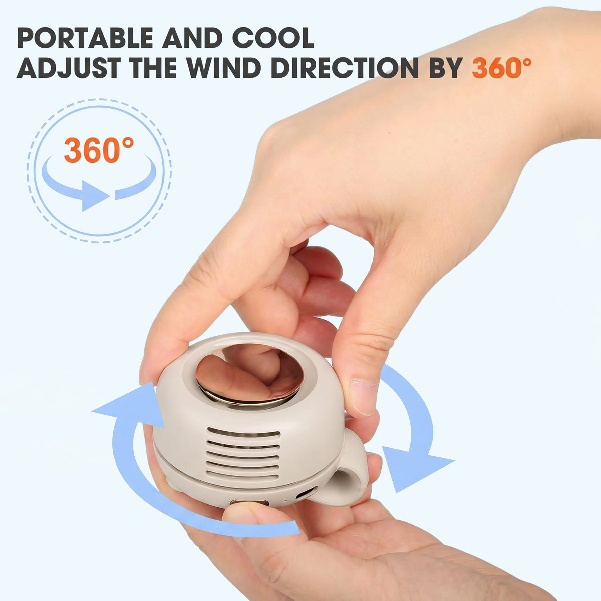 Portable Bladeless Clip On Fan