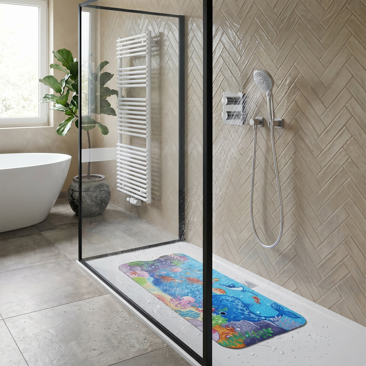 Extra Long Non-Slip Bathtub Mat