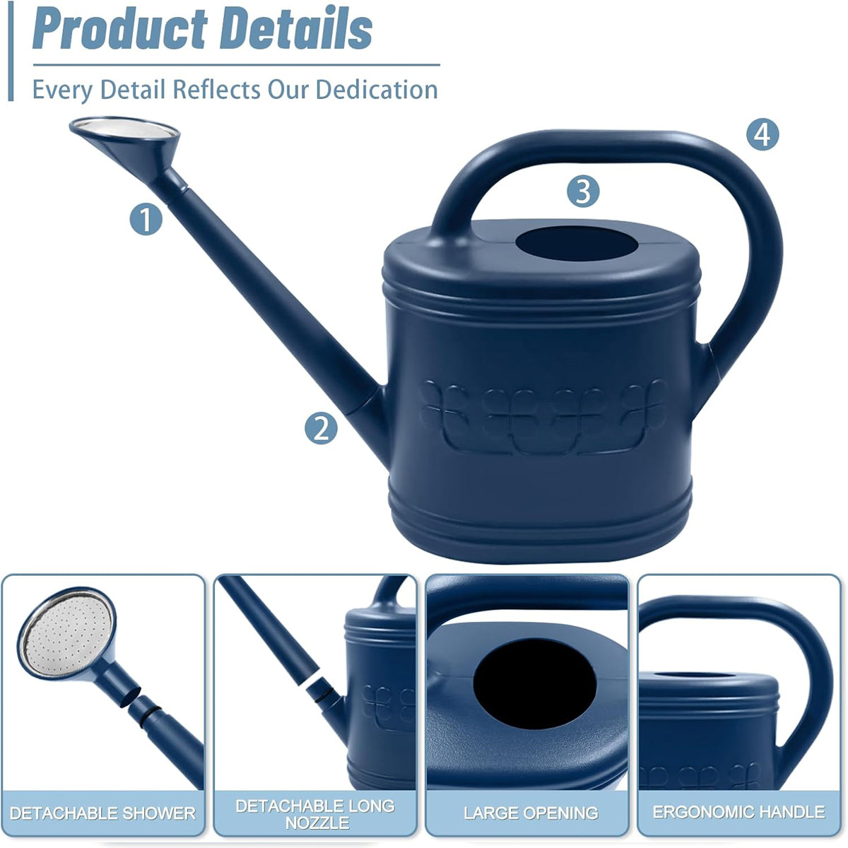 2 Gallon Outdoor Watering Can