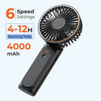 Portable Rechargeable Handheld Fan