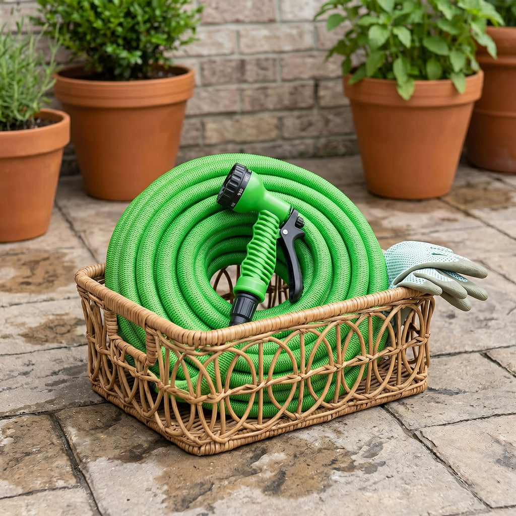 Portable Garden Hose with Spray Gun
