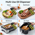 2-in-1 Olive Oil Sprayer & Dispenser Bottle
