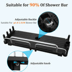 Retractable Shower Rail Shelf
