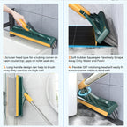 2-in-1 Floor Scrub Brush with Squeegee