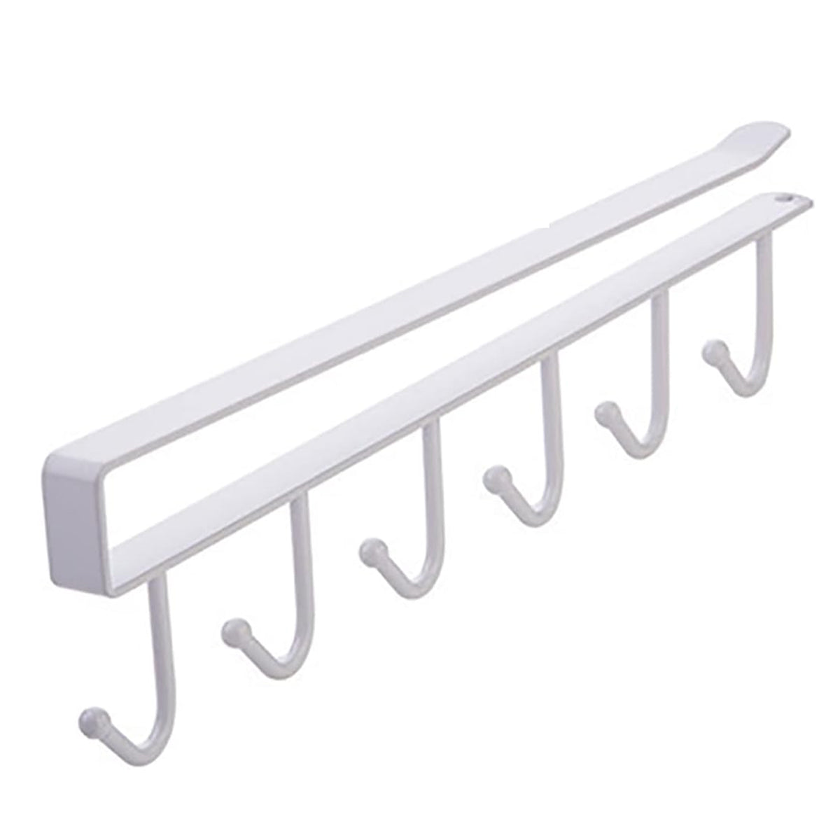 6 Hooks Storage Shelf Wardrobe Cabinet