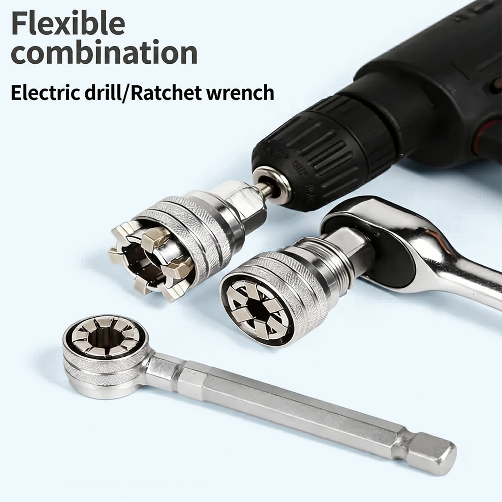 Multi-Function Universal Socket Wrench Tool