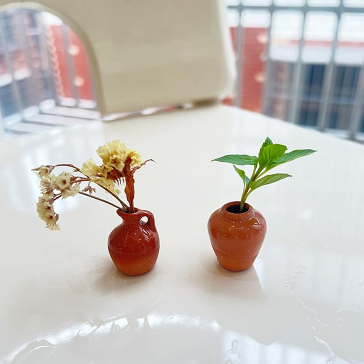 Cute Plant Vase Fridge Magnets