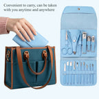 16PCS Stainless Steel Manicure & Pedicure Kit