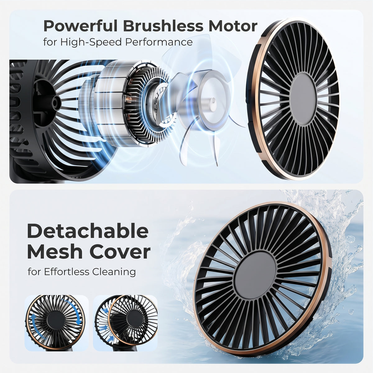 Portable Rechargeable Handheld Fan