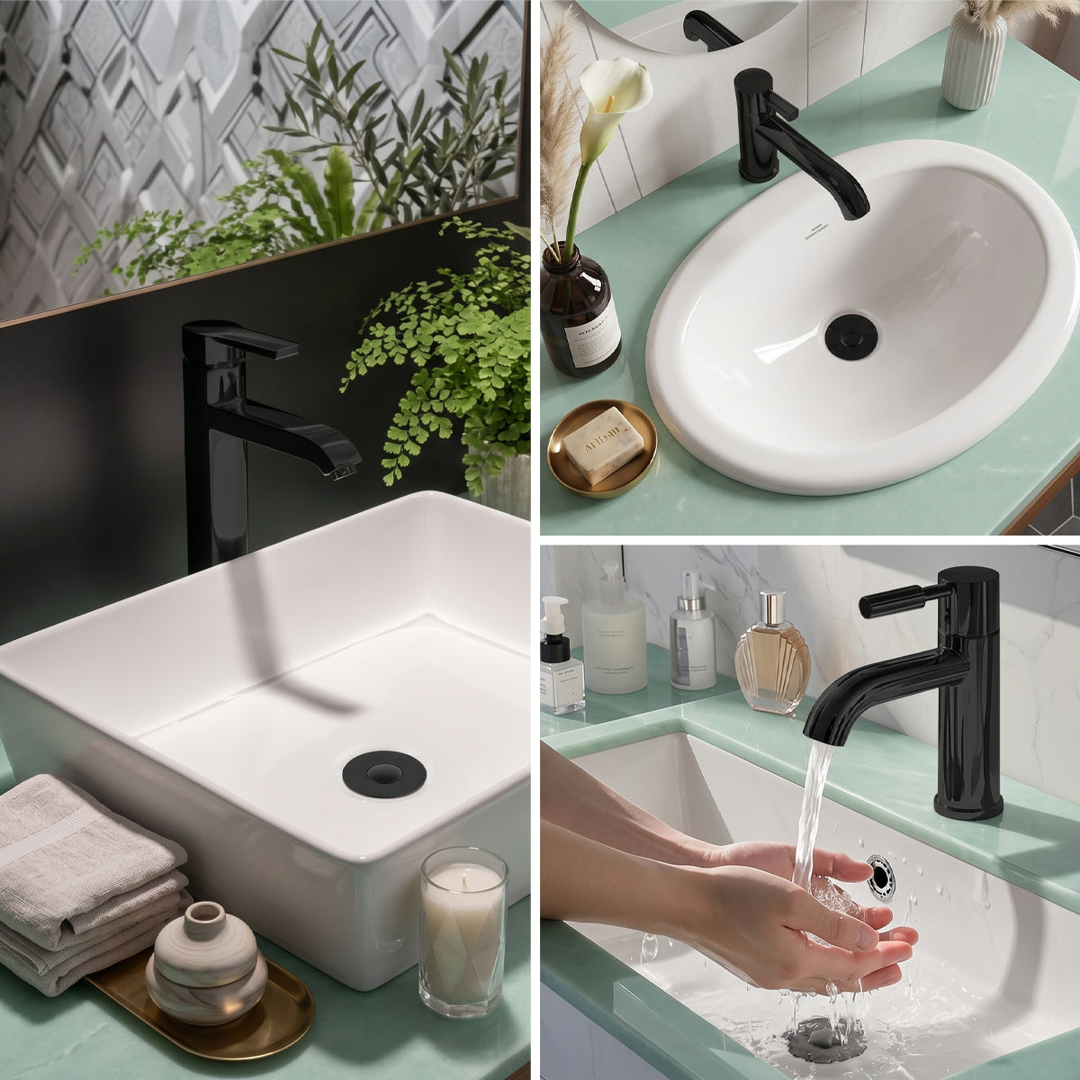 3-in-1 Bathroom Sink Drain Stopper