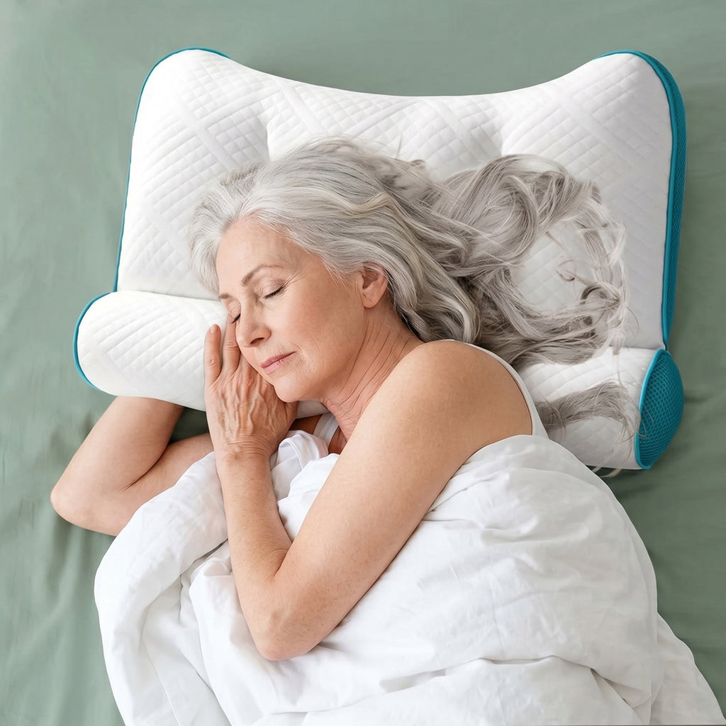 Ergonomic Memory Foam Neck Pillow