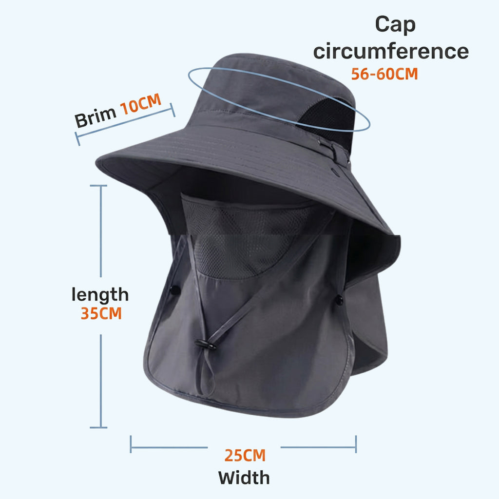 UV Protection Sun Hat with Neck Flap