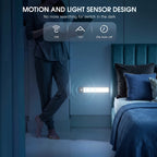 76 LED Motion Sensor Under Cabinet Light
