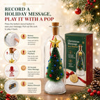 Recordable Christmas Glass Bottle
