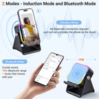 5-in-1 Wireless Induction Speaker with Phone Stand
