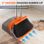 Long Handle Broom & Dustpan Set