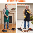 Long Handle Broom & Dustpan Set