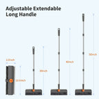 3-in-1 Floor Scrub Brush with Long Handle