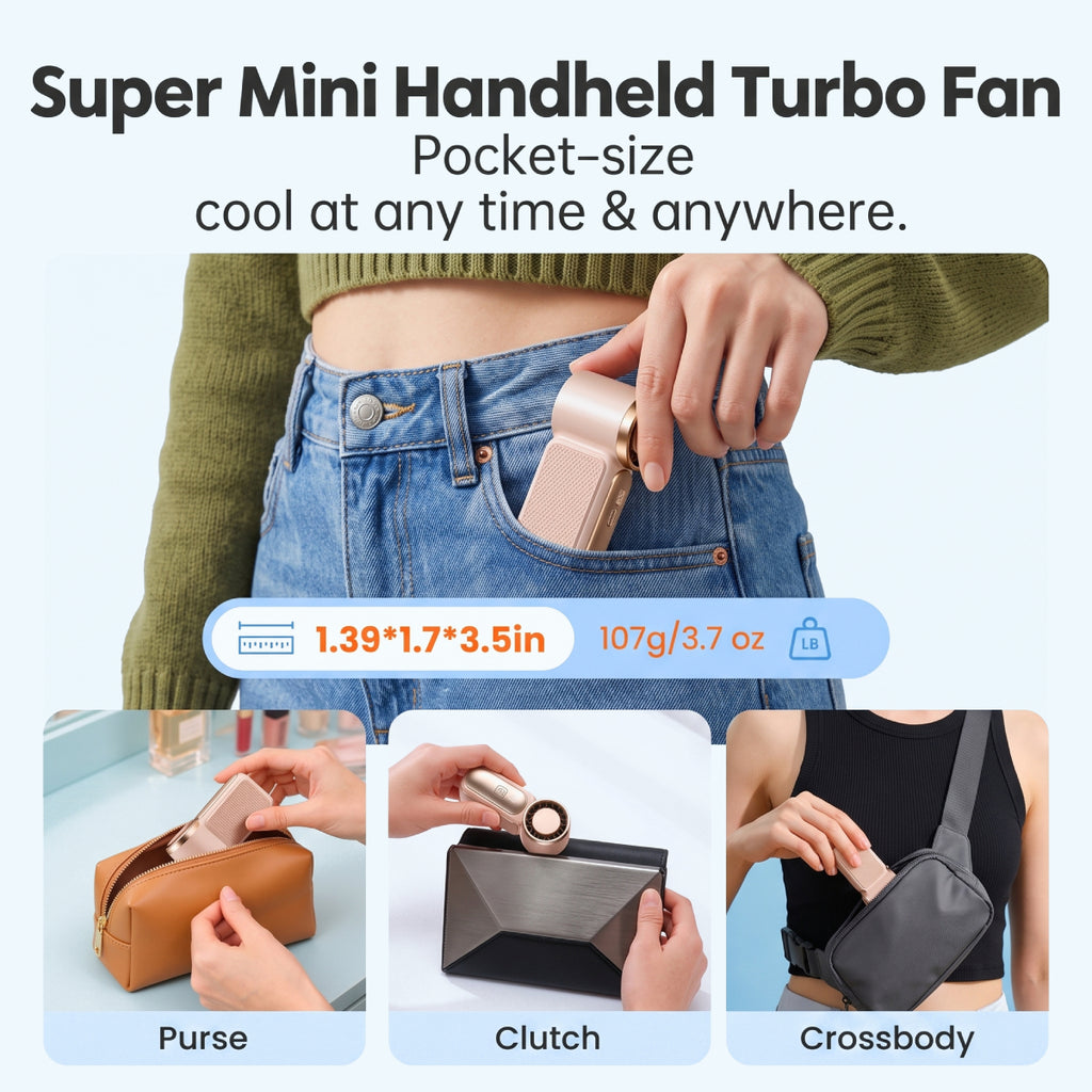 Mini Handheld Turbo Fan