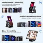 5-in-1 Wireless Induction Speaker with Phone Stand
