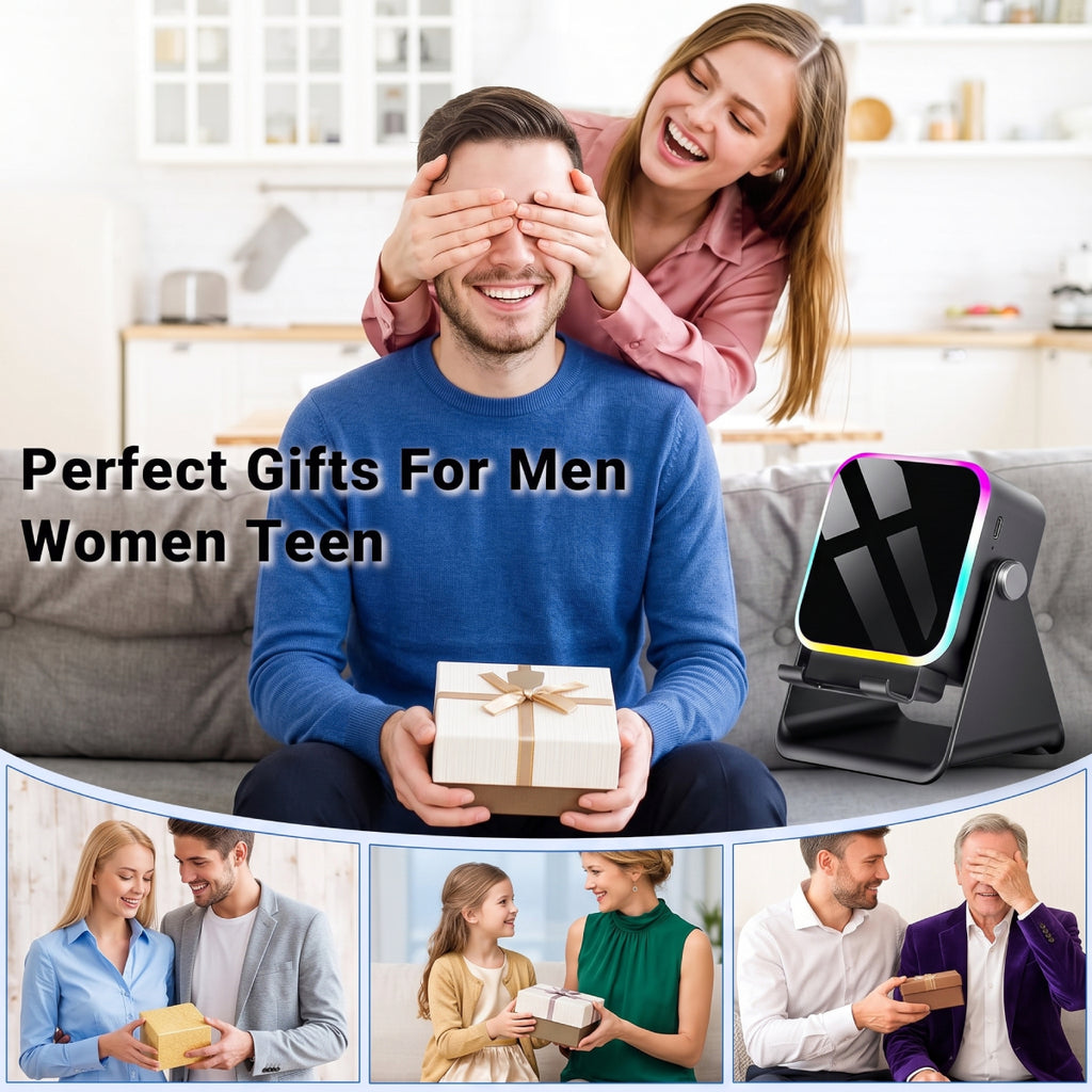 5-in-1 Wireless Induction Speaker with Phone Stand