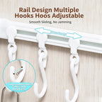 Multifunctional Slide Rail Hook Rack Set