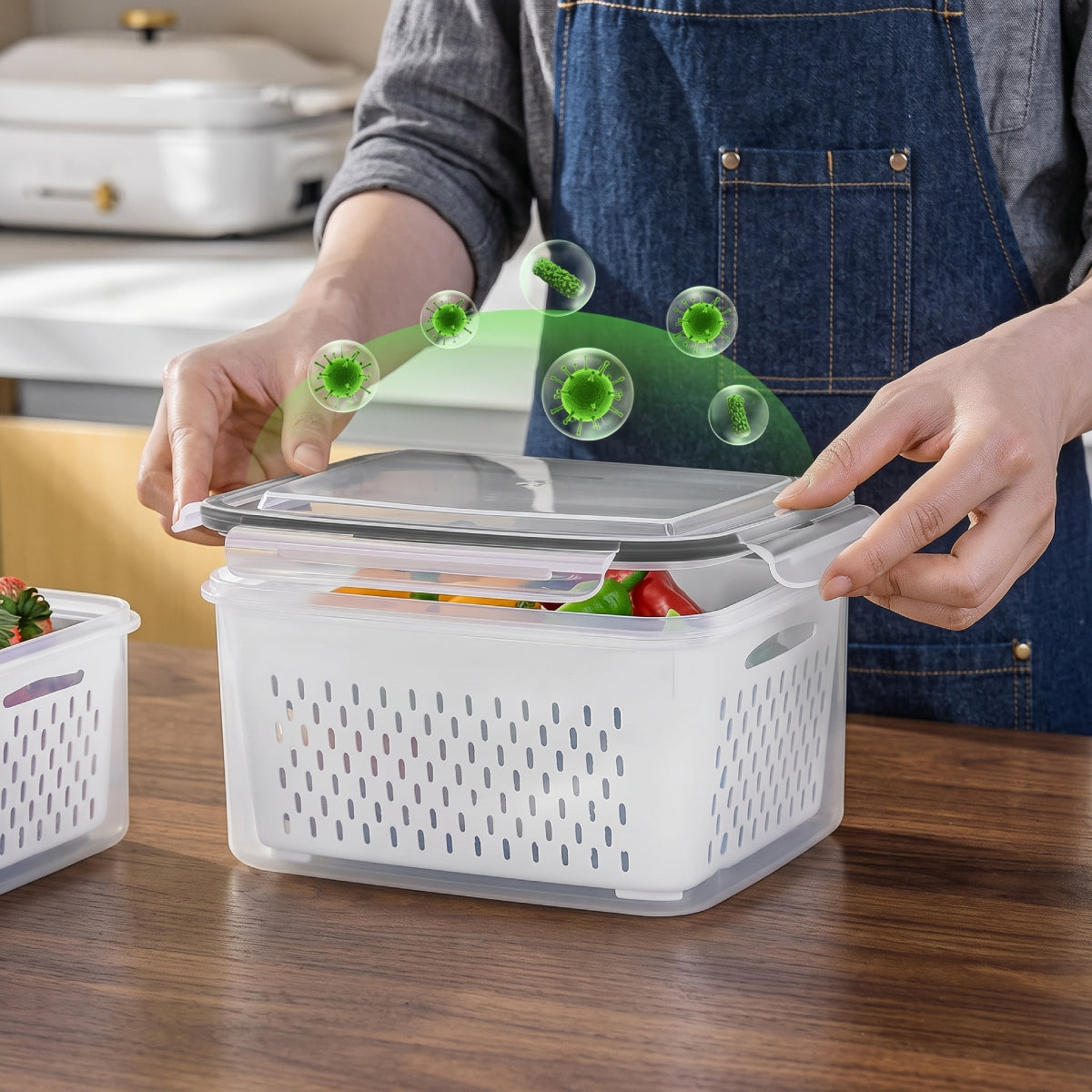 5PCS Produce Storage Containers