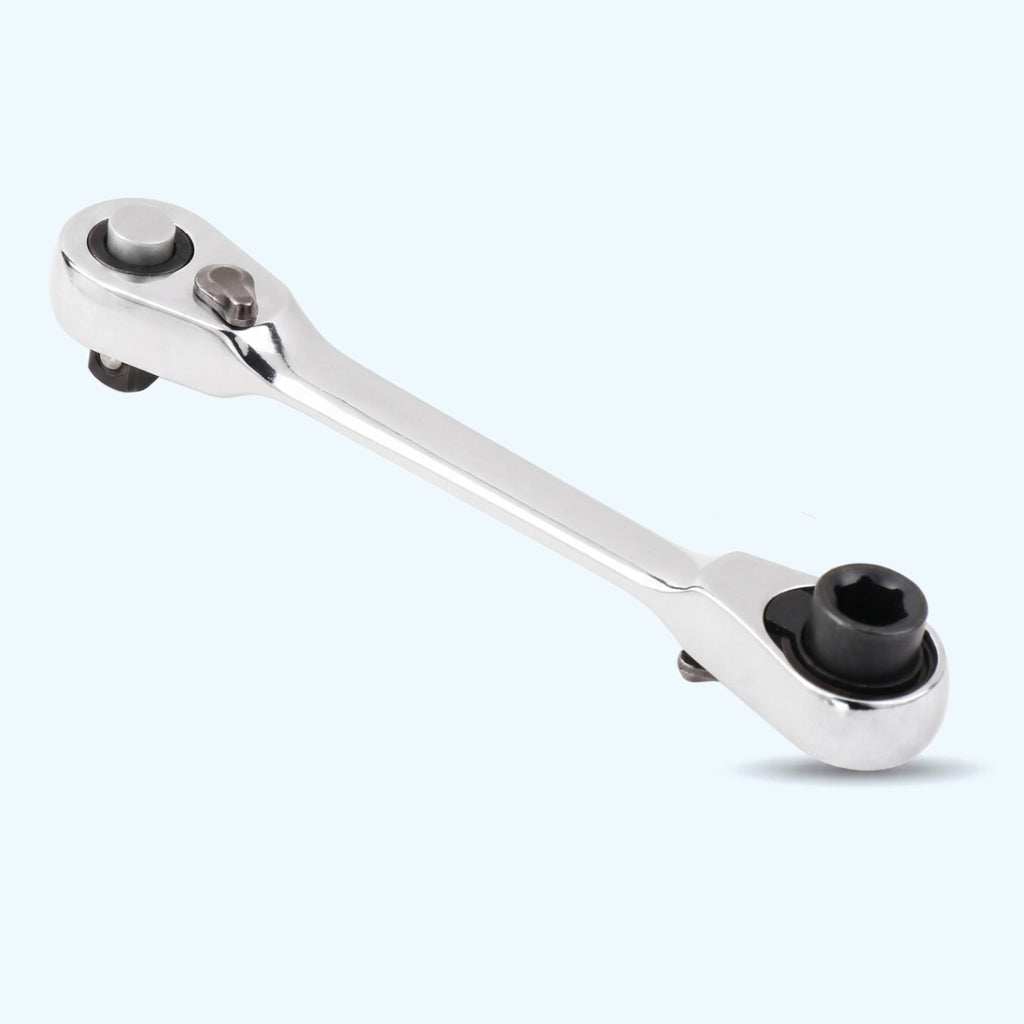 1/4-Inch Mini Dual-Head Ratchet Wrench
