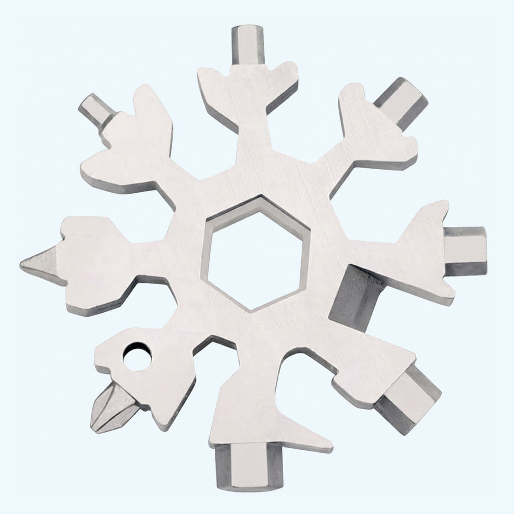 19-in-1 Stainless Steel Snowflake Multi-Tool