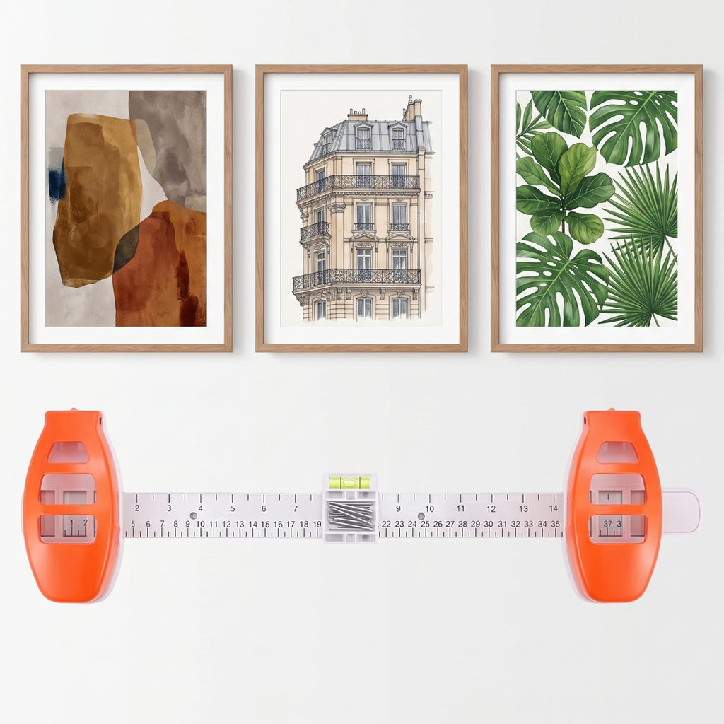 Picture Hanging Tool with Level & Ruler