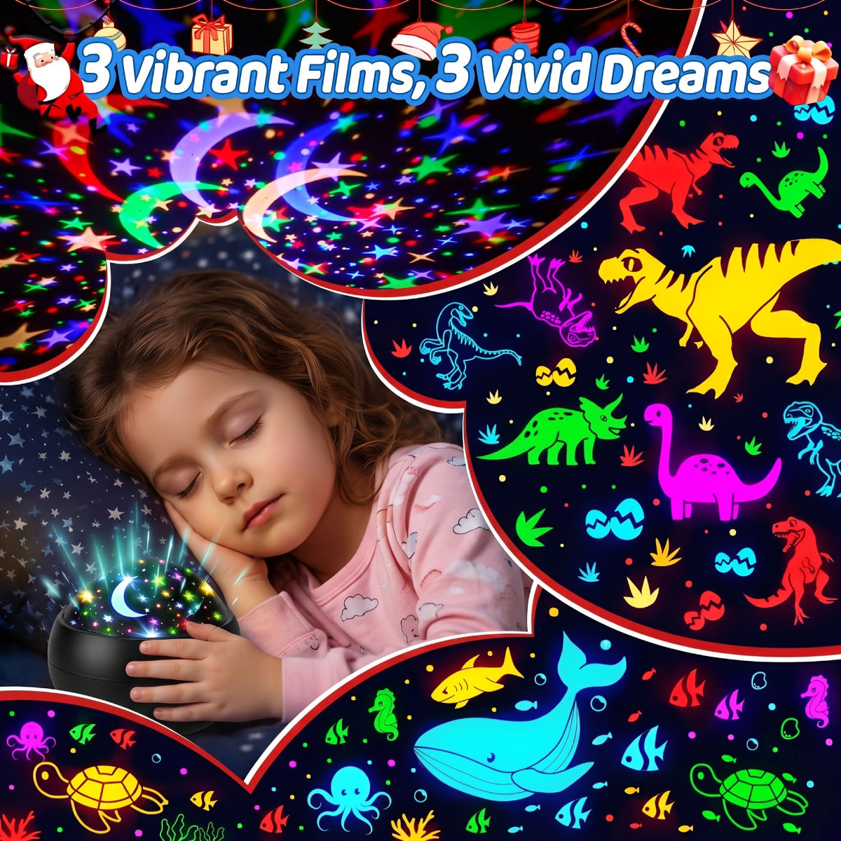 Kids Star Projector Night Light