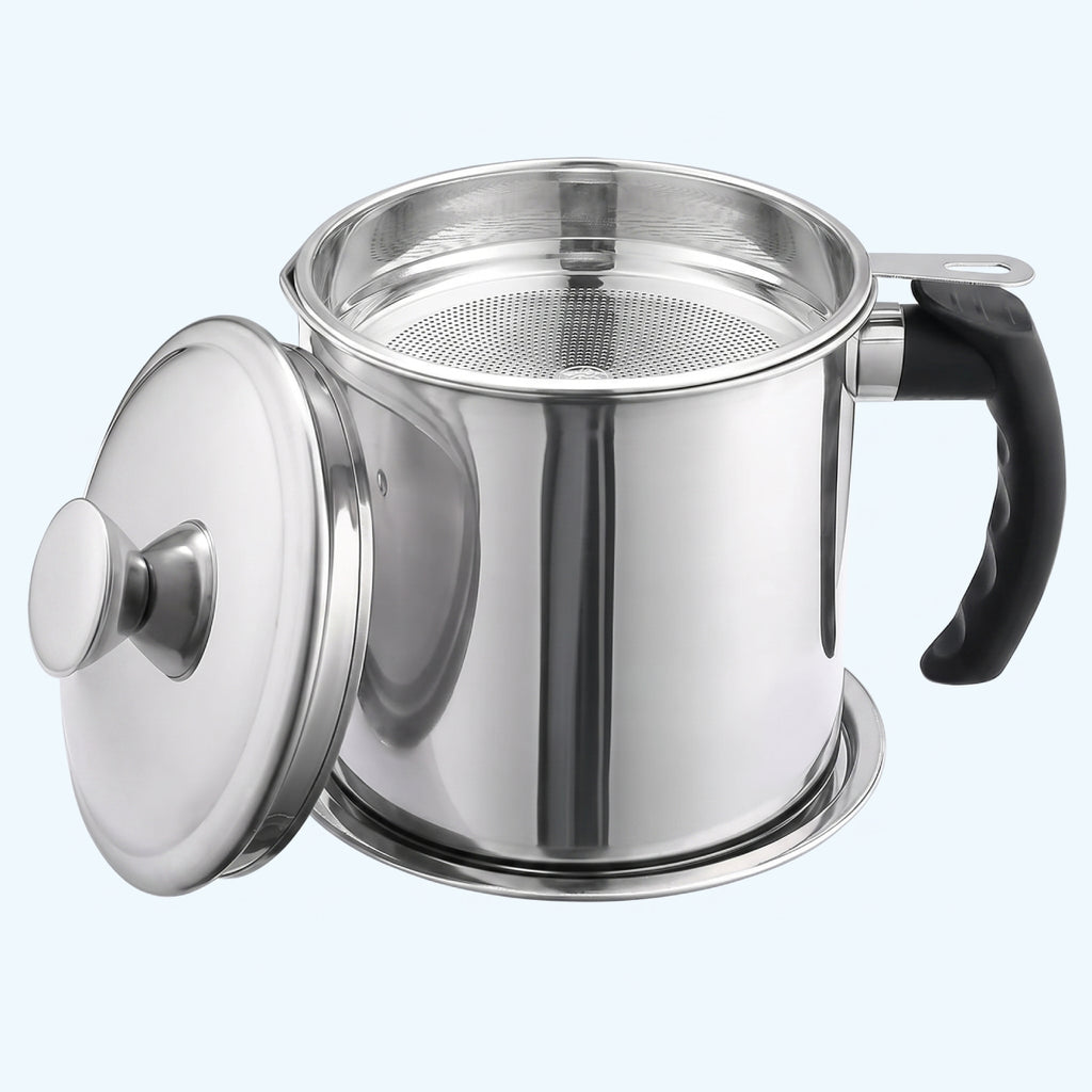 Stainless Steel Oil Dispenser with Filter