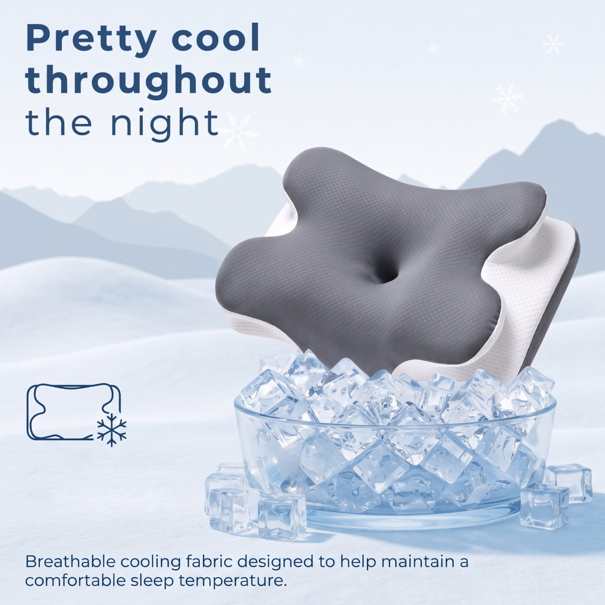 Cooling Memory Foam Neck Pillow